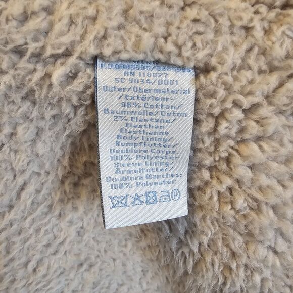 Boden Duffle Toggle Coat Womens US 8 UK 12 Aqua Blue Sherpa Lined Hooded Jacket - Picture 5 of 7